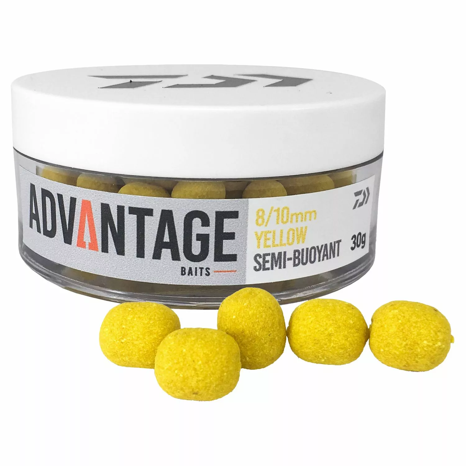 Daiwa Advantage Baits Semi Buoyant Yellow Hookbaits Bait & Additives
