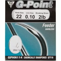 Daiwa Feeder Barbless Hook To Nylon Hook Terminal Tackle -Cheap Daiwa Store Daiwa Feeder Barbless Hook to nylon Hook size 22